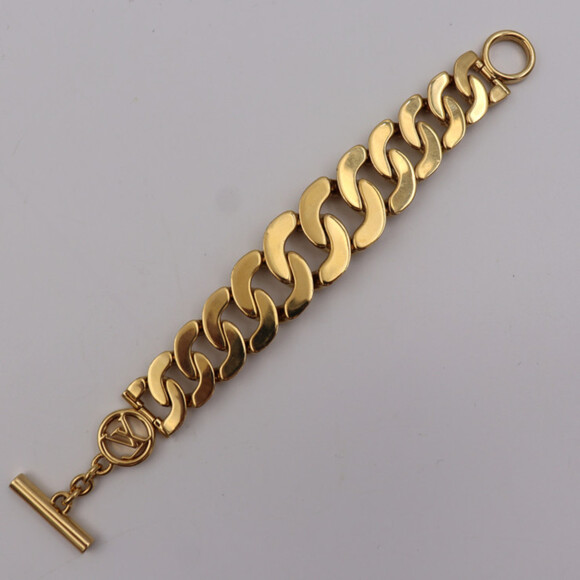 LOUIS VUITTON Brown Monogram Charm Bracelet - Picture 3 of 10